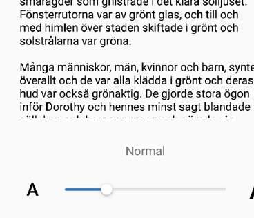 Du kan välja Standard, Varm, eller alternativet Kall som rekommenderats av systemet. Alternativt kan du peka på eller dra skjutreglaget för att justera färgtemperaturen manuellt.