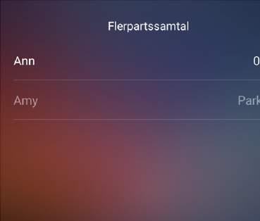 Ringer Öppna Telefon, gå till > Inställningar > Ytterligare inställningar och aktivera Samtal väntar.