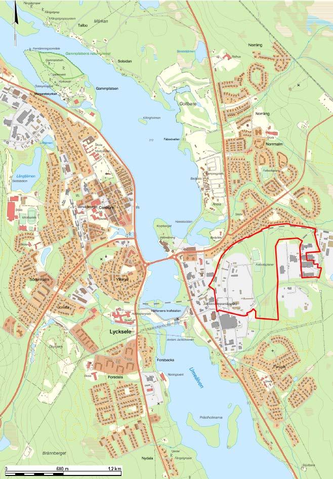 industrifastigheter inom planområdet är ianspråktagna och delvis inhängande på ett sådant sätt att allmänheten inte har åtkomst till marken.
