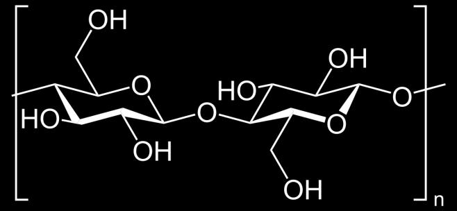 Figure 2. The repeating unit cellobiose in cellulose (Wikipedia, 2017). 2.1.3.2 Hemicellulose The structure of hemicellulose is more complex than the structure of cellulose.