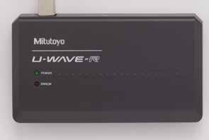 U-WAVE-R Trådlös mottagare Mottagare Digimatic-mätdon Alla U-WAVE-R kan användas med 100 U-WAVE-T- och/eller U-WAVE-TM/TC-sändare.
