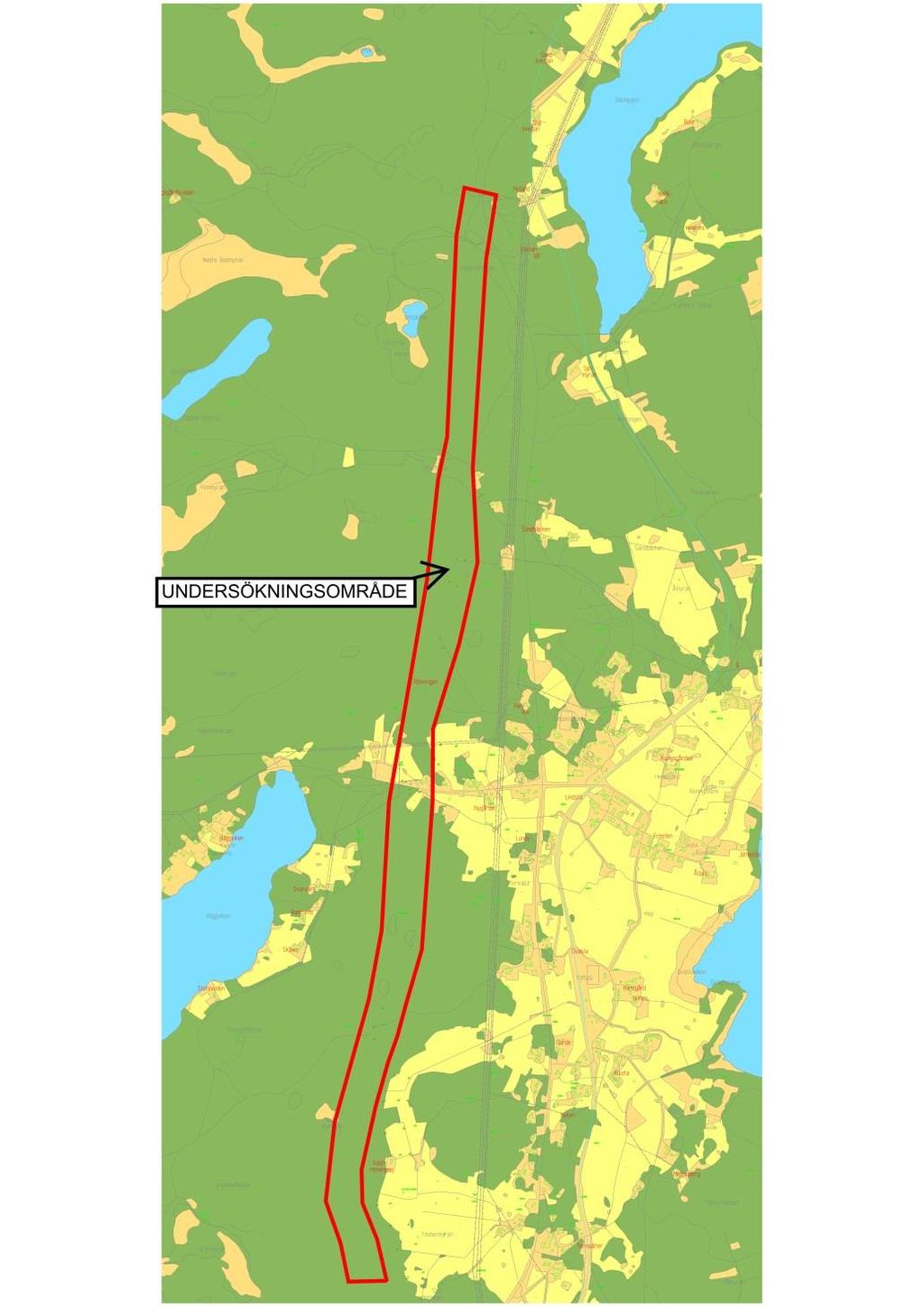 Fältundersökningar Väster om E4 i höjd med Tennsäter och