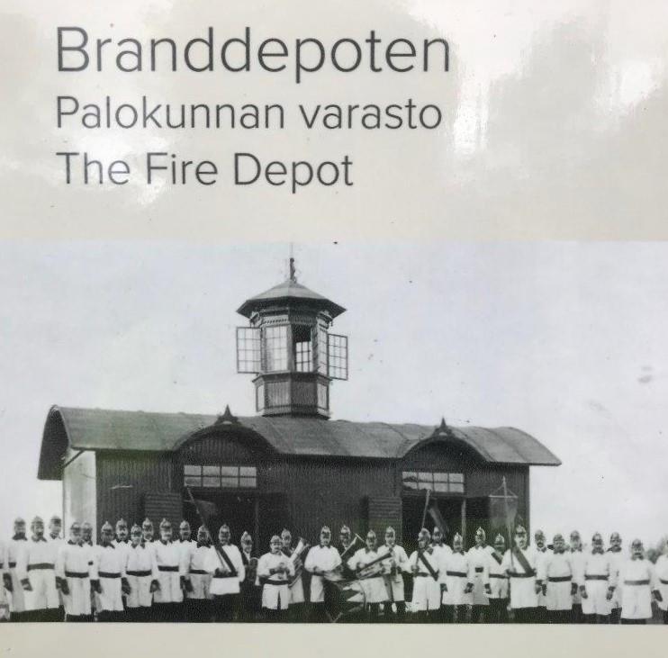 Branddepån är en kulturhistoriskt värdefull byggnad och ett projekt har dragits igång för att restaurera