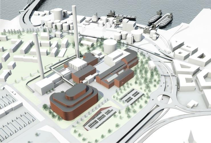 2.2 Kraftvärmeverket i Värtan i Stockholm Det som skall byggas är ett nytt kraftvärmeverk i Värtan i Stockholm.