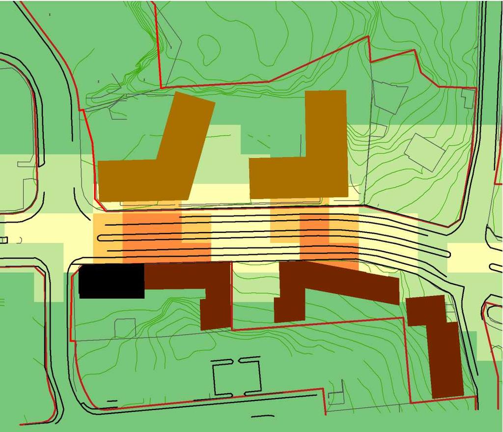 PM10 utbyggnadsalternativ år 2025.