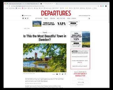Afars resa hit resulterade bland annat i att Sápmi Nature Camp hamnade på deras lista över Världens 27 bästa hotell välförtjänt!