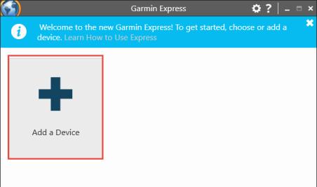 Installera Garmin Express Om programmet Garmin Express är installerat på din dator kan du hoppa över detta steg. Annars ladda ner programmet från Garmins hemsida genom länken nedanför.