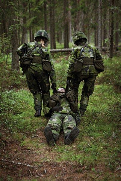 Försvaret har cirka 60 anställda och här finns alltså redan all militär infrastruktur som behövs för att genomföra militär utbildning och övningar.