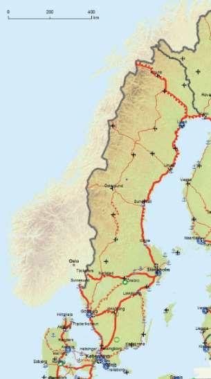 stadsområde. I dessa områden är strax över 50 % av den svenska befolkningen bosatt.