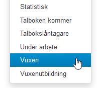 Oavsett vilken sida du är på i Koha går det alltid att komma åt låntagarmodulen genom att klicka på Låntagare i