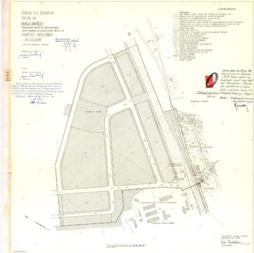 Detaljplaner För planområdet gäller detaljplan för del av Bergaområdet (1283K-7564), vilken redovisar kvartersmark för industriändamål.