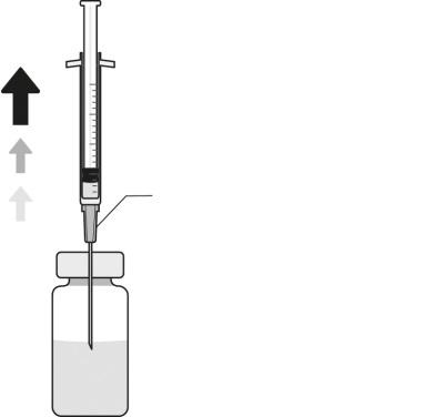 2 mm x 40 mm) försedd med ett 5-mikrometerfilter (membran av akrylsampolymer på fiberduk av nylon) på en 1 ml steril spruta (den sterila kanylen med 5-mikrometerfilter kan finnas tillgänglig i