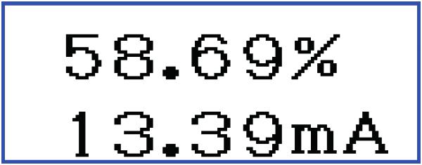 DISPMODE C (% visning ) % av max.
