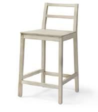 låg Design: inoff Beskrivning eknisk information Klädselmaterial Gaia är en låg barstol i svart, vit eller Bredd: 43 cm Kundtyg K kunbetsad bok. Levereras med träsits Djup: 44,5 cm eller klädd sits.