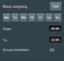 sig om inkommande samtal (Call ), meddelanden (SMS ) eller båda typerna.