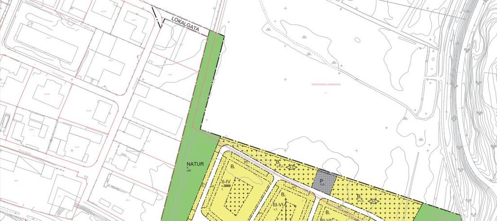 Figur 3.2: Del av antagandehandling till detaljplan [3].