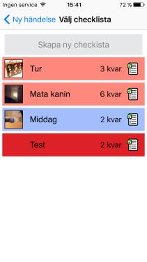 fotorullen Checklista skapa en checklista eller en checklista som redan är skapad (mall) Timer skapa en timer eller använd en timer som