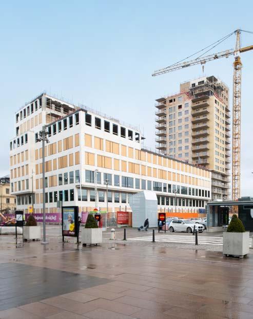 CASE FOAJÉN I MALMÖ MODERNT KONTOR FÖR TÅGPENDLARE Under året påbörjades byggnationen av Foajén intill Malmö Centralstation.