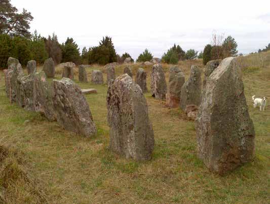 FIGUR 11. Den renoverade skeppssättningen från öster.
