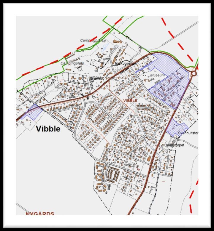 Påbörjade detaljplaner inom den norra delen av