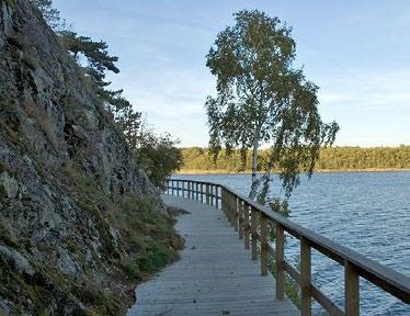 områdena Besökarna /användarna av spången tillåts se den värdefulla naturen utan att ha möjlighet att röra den.