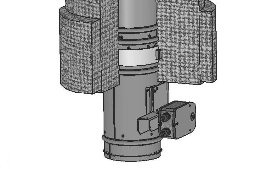 isoleringsmaterial kan ersättas med ett annat godkänt brandtätande system för installation av spjäll med likvärdiga materialegenskaper Figur 5 EIS 90 4 min. 50 6 min. 00 min.