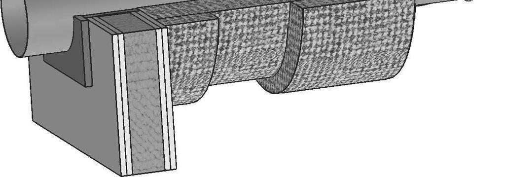 x60 mm * Packbox, brandskyddande tätningsmassa, kalciumsilikatskiva och isoleringsmaterial kan ersättas med