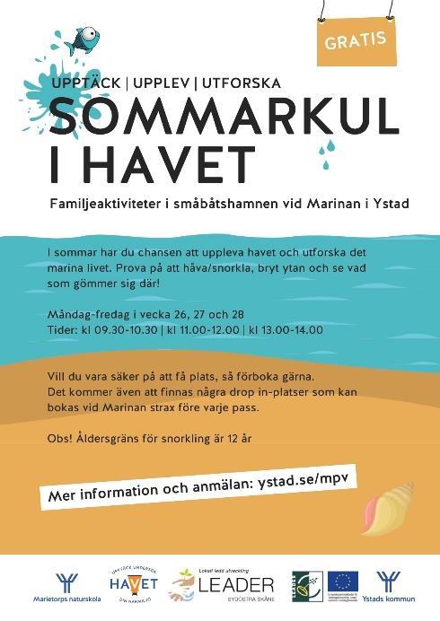 Exempel på användning av logotyperna Tryckt material En affisch som tagits fram av ett