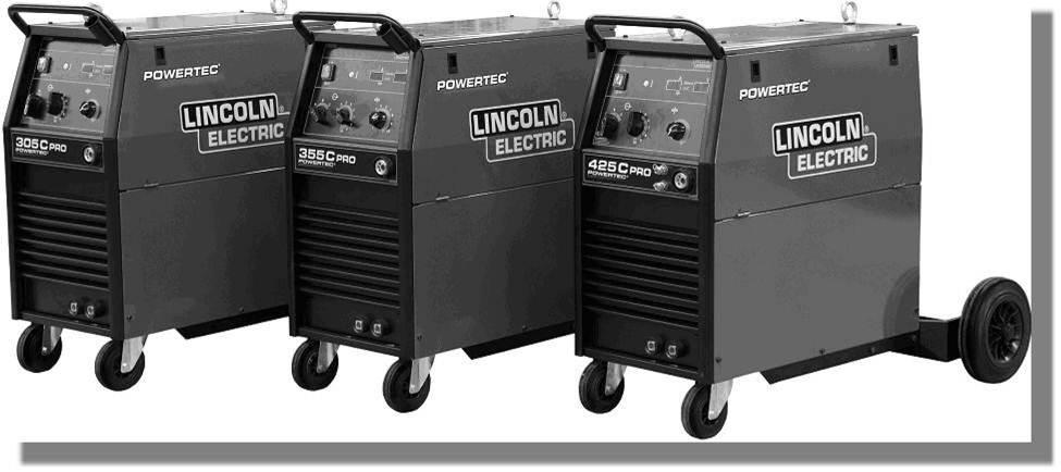 POWERTEC 305C PRO, 355C PRO & 425C PRO BRUKSANVISNING IM3022 09/2016 REV04 SWEDISH Lincoln