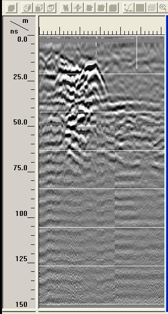 Allmän funktionsbeskrivning markradar Markradar arbetar med korta elektromagnetiska vågor med hög frekvens, av storleksordningen 15-2500 MHz.
