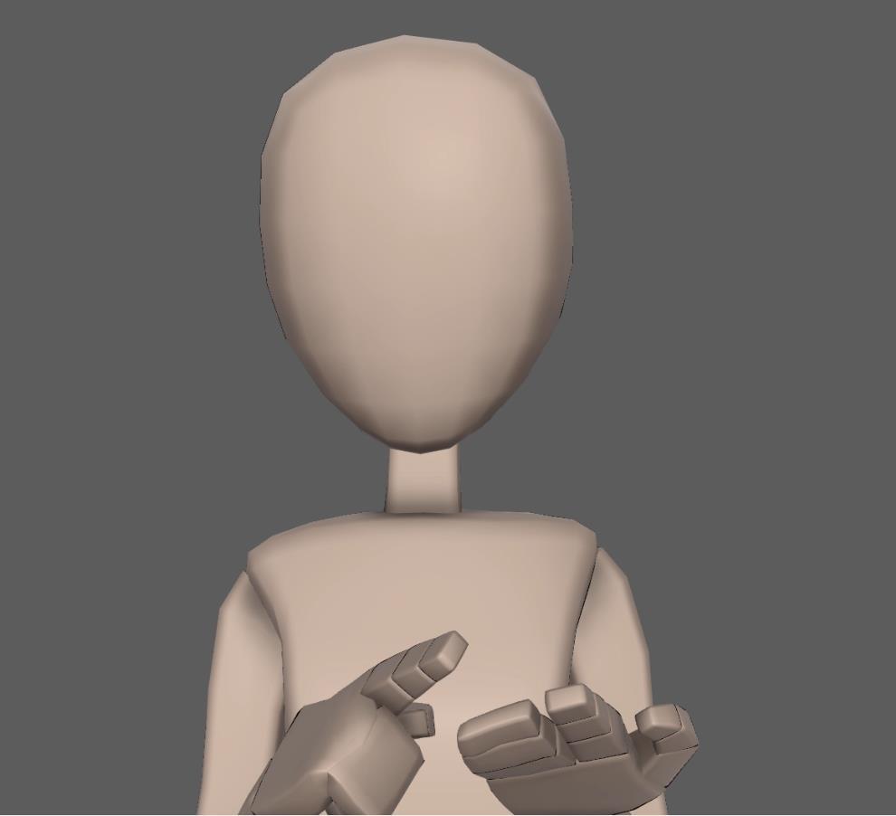 4.3.2 Scen 2 Entusiastisk Karaktär Klippet som ligger till grund för scen två är hämtad från spelet Fallout 3 (2008) och föreställer en handlare som entusiastiskt räknar upp saker som hon har till