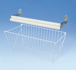 Bredd 680 mm med valsar av stålrör överdragna med vit plast TB 100 tvättbänk Tvättbänk rostfri, vändbar vänster/höger Bredd 680 mm, djup