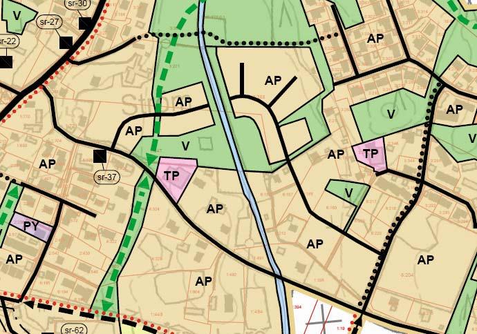 Sida Bild. Utdrag från utkast till delgeneralplan. Landskapsplan Landskapsplanen för Österbotten är fastställd i enlighet med miljöministeriets beslut den..00.