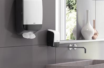 Tvål 1000 ml 90229 Katrin Soap Dispenser - White 92209 Katrin Soap Dispenser - Black 1 000 ml, ABS-plast, H: 291, B: 100, D: 130 (mm) 982517 Katrin Soap Dispenser - White Metal Vit metall 993063