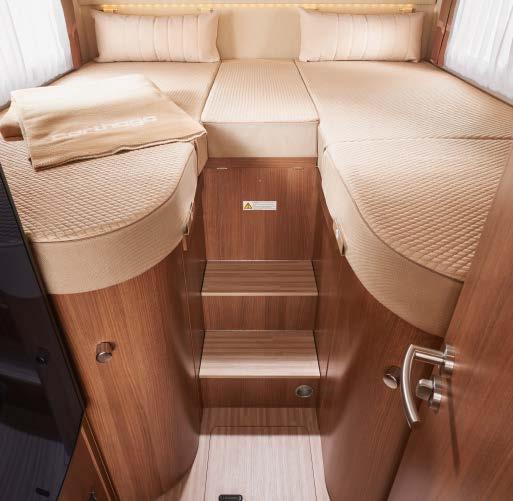 c-tourer T 200/190 x 85 cm Man kommer bekvämt åt