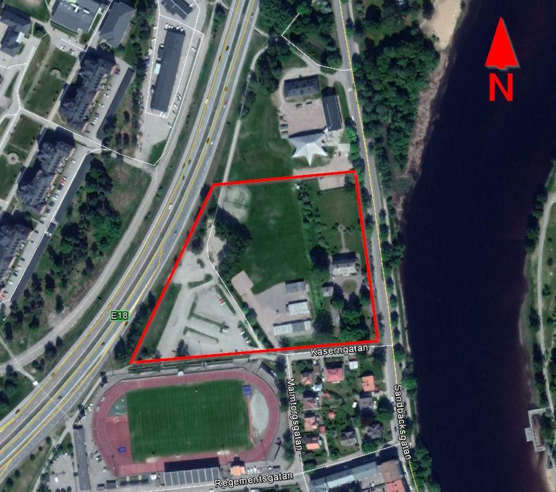 1 UPPDRAG 1.1 BAKGRUND På uppdrag av Prepart AB har WSP Sverige AB utfört en översiktlig geoteknisk undersökning för Klara park (Sandbäcken 1:1) i Karlstad, se Fig. 1. Figur 1: Aktuellt område för geoteknisk utredning (Google Earth, 2019).