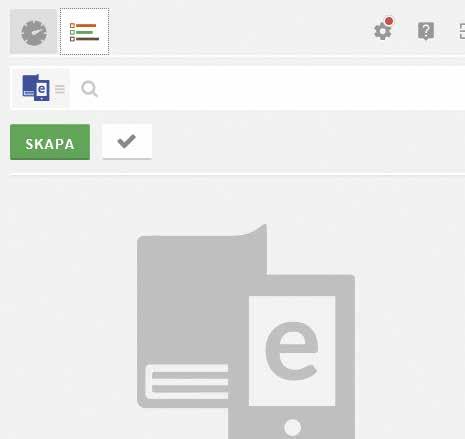 Fyll i din information under flikarna KONTO och DIN PROFIL.