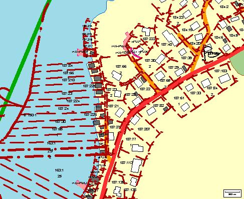 kontinuerliga användning och att ett markområde med ett extensivt utnyttjande för friluftsliv inte är ett ändamål som bör fastighetsbildas för (se figur 4).