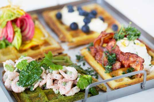 Frasvåfflor söta eller salta Du vet väl att du enkelt kan göra pannkakor på Ekströms Frasvåffelmix?