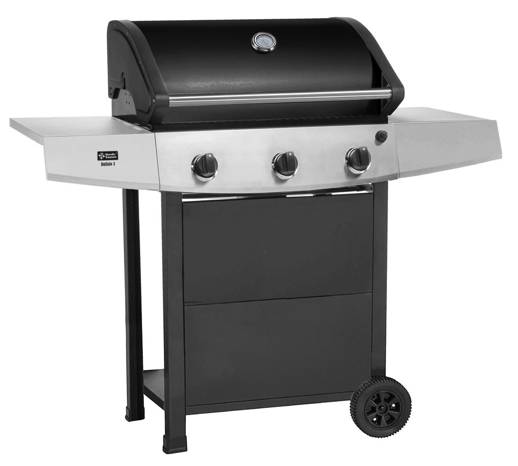 Buffalo 3 3 BURNER GAS BBQ GG201821B!