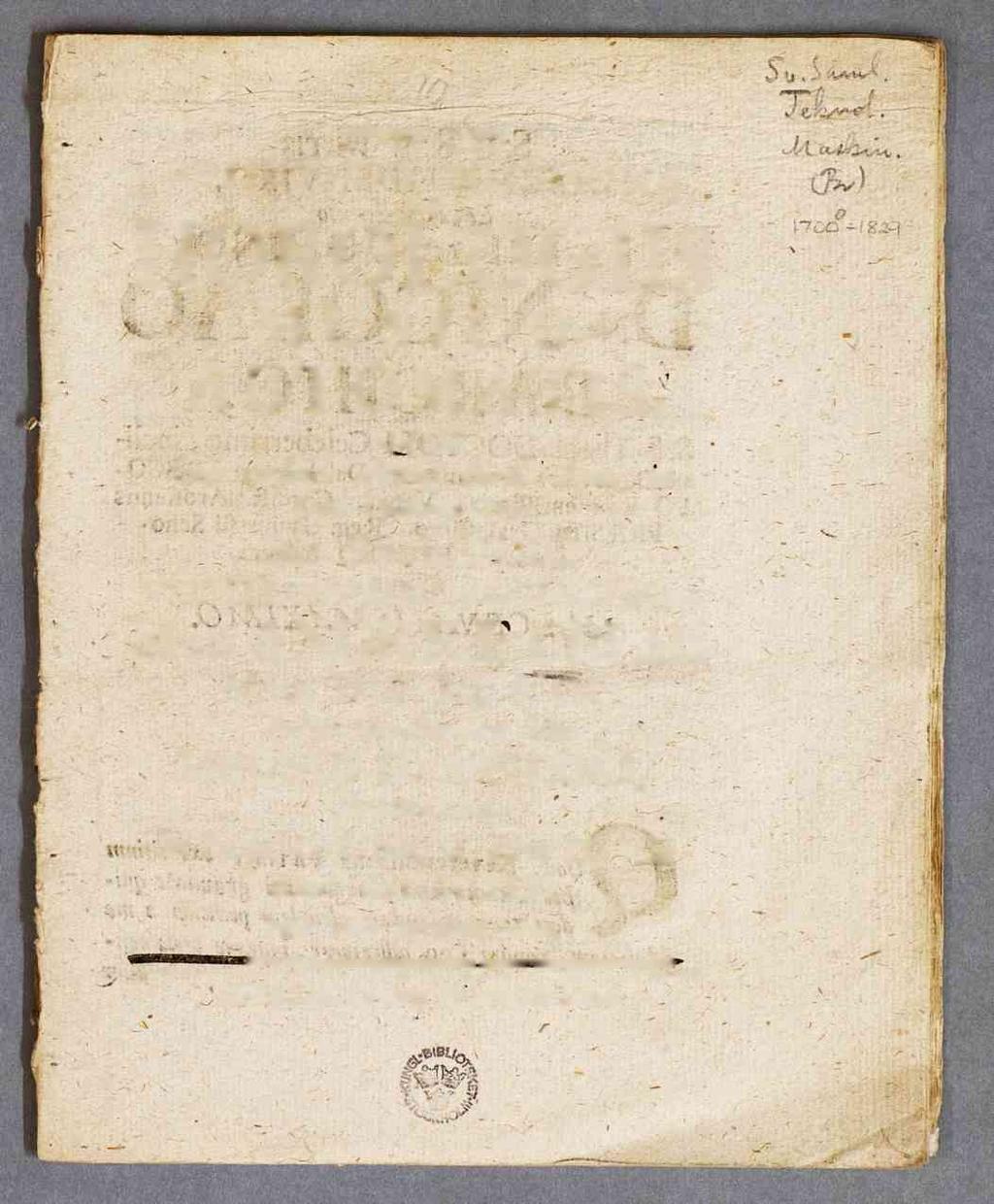 m i r DEO DISPUTATIO MECHANICA DE HOROLOGIIS MUSICO- AUTOM ATIS, QUAM