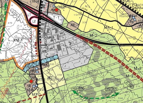 PDB, Detaljplanändring Kv 7, Vikby företagsområde ~ 4 ~ Generalplan I det justerade förslaget för Tölby-Vikby delgeneralplan