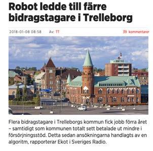 AUTOMATISERING AV ARBETE Regeringen har som mål att öka automatisering av offentlig förvaltning Användbart