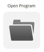 För att skapa ett nytt program Klicka på ikonen New Program (Nytt program).