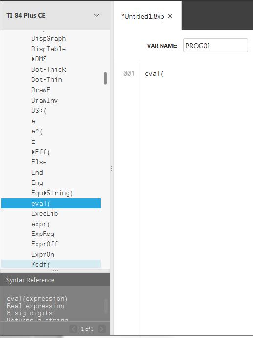 Så här undviker du syntaxfel Använd katalogen över kommandon och symboler för att klistra till editorn. Då undviker du syntaxfel på grund av felaktig användning av versaler och gemener i kommandon.