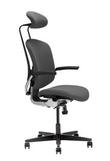 SAVO MAXIKON Steglös reglering av: sittdjup, rygghöjd, sitthöjd och vippmekanism. Savo flytande Vipp. Sitthöjd 390-510 mm i svart utförande som standard.