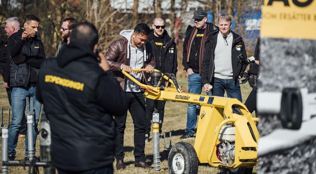 DET ÄR EN VIKTIG DEL AV VÅRT KONCEPT ATT INTE BARA LEVERERA SKRUVEN, UTAN ÄVEN UTFÖRA EN