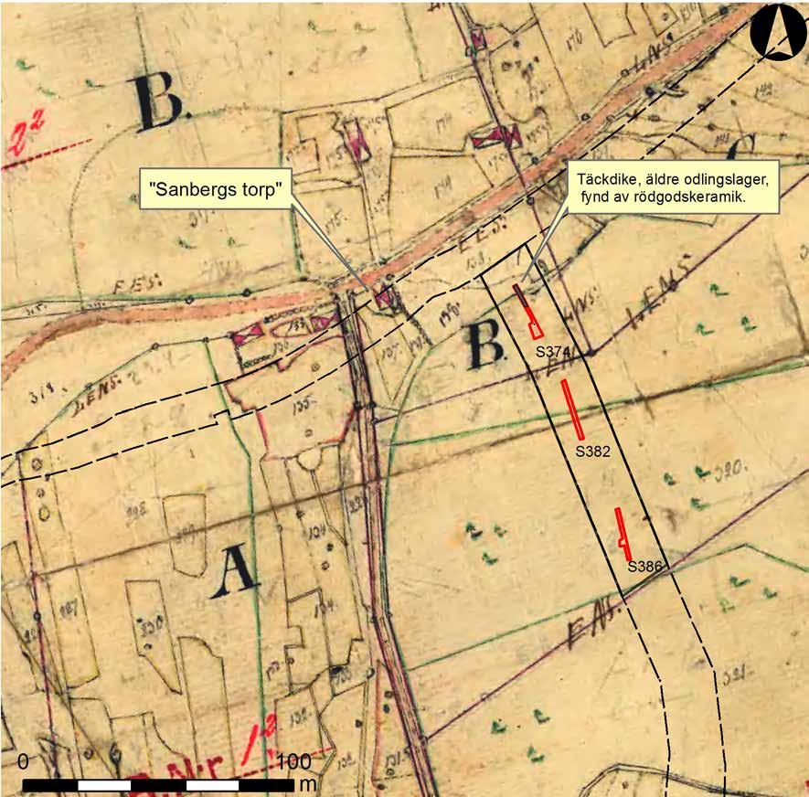 Arkeologisk utredning inför anläggandet av vatten- och avloppsledning mellan Rinkaby och Glanshammar Figur 8.
