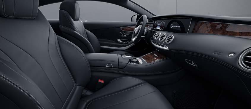 Grundutrustning S-Klass Coupé har en karismatisk design med en exteriör som präglas av