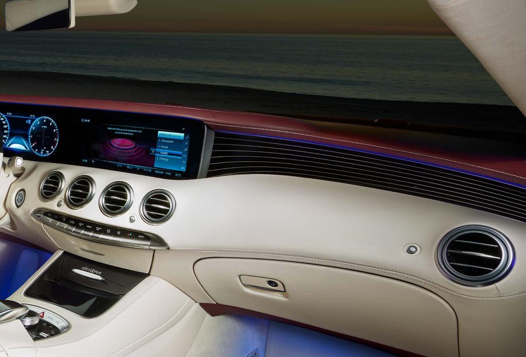 Fascination per automatik Att veta vad som är rätt. S-Klass Coupé utstrålar kompetens och självsäkerhet.